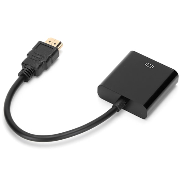 ZHIYUEN® Portabel Konverter, HD-skärmadapter för Laptop till Monitor, Stöder 1080P Full HD Signalprestanda, Bred Kompatibilitet med Stationära Datorer,