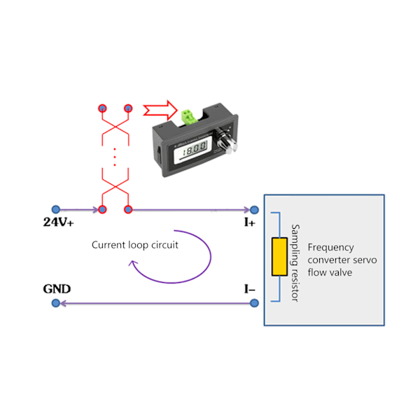 4‑20mA Signalgenerator 2-tråds Høy Nøyaktighet Stabil Digital Signalgenerator 15v‑30v