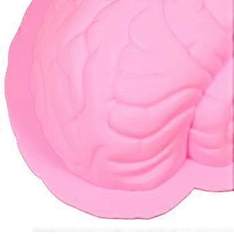 1 stk. Hjerneformet Halloween Kageform Bageværktøj (Pink)