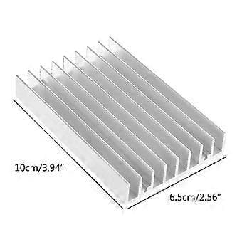 Køleplade i aluminiumslegering til højeffekt LED-chipkøler Computer Radiator Køleplade Metalkøler