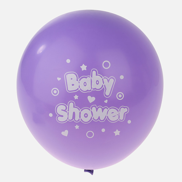 10 stk. Søde Trykte Latex Balloner Sæt til Baby Børnefødselsdagsfest Dekoration (5#)