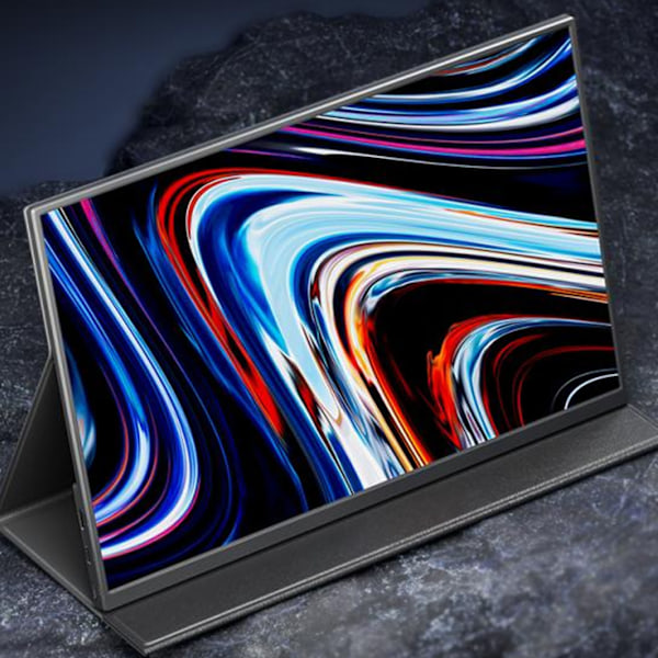 Bärbar Datorskärm 4K 13,3 tum 3840x2160P 60Hz Uppdateringsfrekvens 16:9 för Kontor och Resor