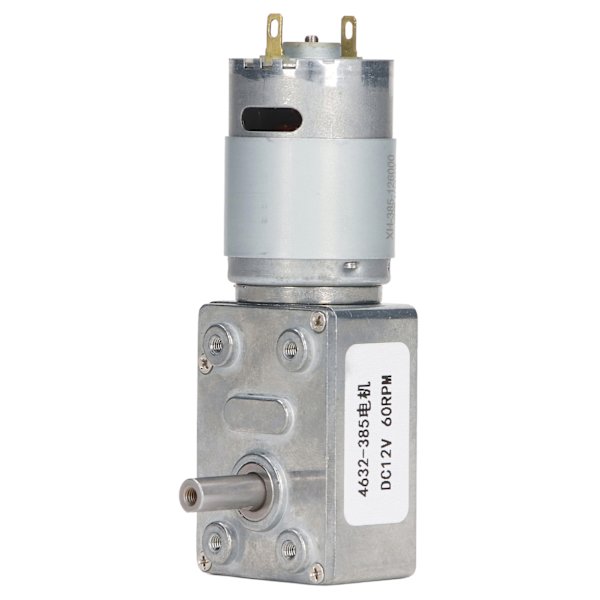 Växelmotor Turbinmaskinmaskin Självlåsande DC 12V CW CCW Växelmotor för Fönster Dörr Vinsch 60RPM