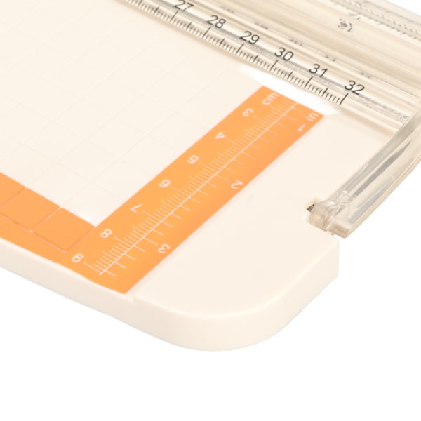 Liten Papperskärare A4 Noggrann Skärning 12,6 tum Linjal Design Flerfunktions Pappers Trimmer för Kontor Skola Hem