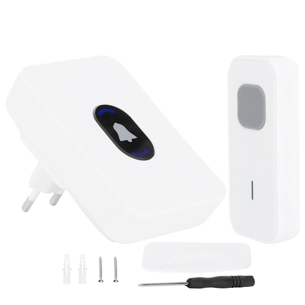 Trådlös Dörrklocka med 55 Låtar Intelligent Villa Hem Säkerhetssystem IP55 EU AC110-260V