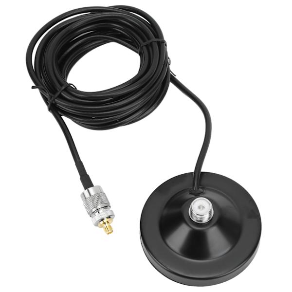 Bil VHF UHF Antenne Sucker med 5m Kabel SMA Hun Adapter Kit Vandtæt Plug and Play