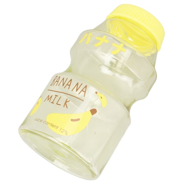 Vattenflaska Tecknad Innovativ BPA-fri Återanvändbar Transparent Juiceflaska för Utomhussporter Resor 16oz/480ml