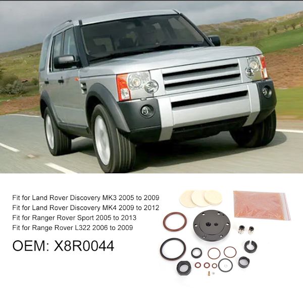 Kompressor Kolvhylsa Tätningsreparationssats Passar Land Rover Discovery MK3/MK4 X8R0044