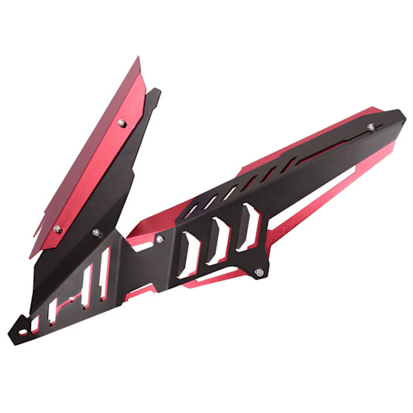 Bakskärm Kedjeskydd Cover CNC Aluminium Legering Passar Yamaha YZF-R25/YZF-R3/MT-25/MT-03 (Röd)