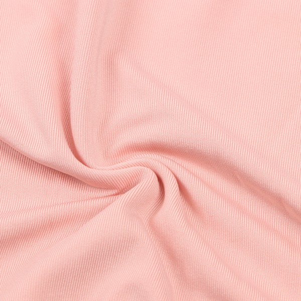Dam 2-delat Set Kortärmad Skjorta Dragsko Långbyxor Enfärgad Casual Fritidsset Rosa M