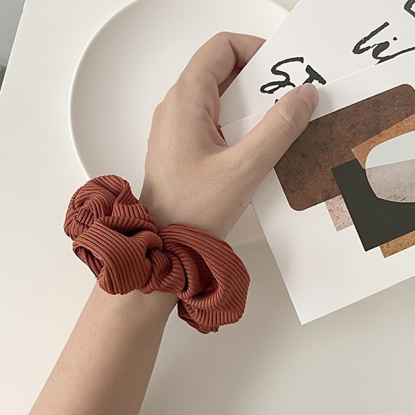 6-pack stickade ribbade hårband