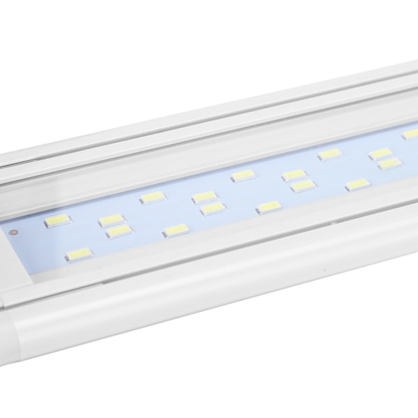 LED Akvarium Klipslampe 4-Rækker Blå Hvid Lys Høj Lysstyrke Fiskekum Belysning EU Stik 220V9W til 30-40cm Tank