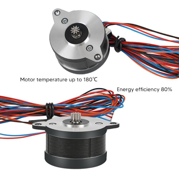 Extruder Steppermotor 36mm 1.8 Vinkel 2-fas Rund med 1 meter Kabel för Voron 2.4 3D-skrivare