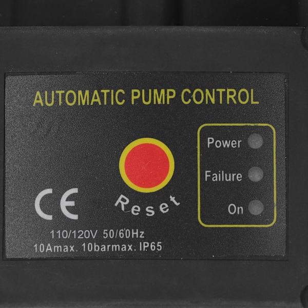 Vandpumpe Trykstyringsswitch Vandtæt Justerbar Automatisk Blå Elektronisk Controller 0,75kw 110V‑120V