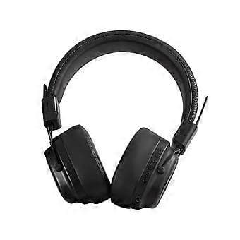 Retro Headset Bluetooth-headset Trådløs For Studenter Svart