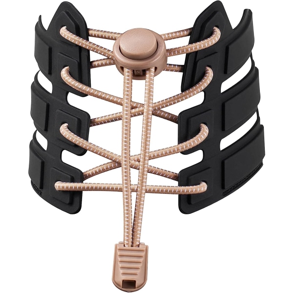 JHB elastiske snørebånd uden bindebånd (hver/48 tommer, 1 par) stræk