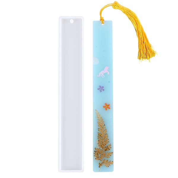 3 stk DIY krystall dråpe lim bokmerke blank form dråpe lim linjal m