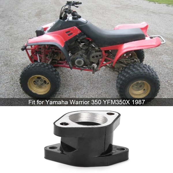 Gummi Indtag Manifold Forgaser Boot Adapter Stik Passer til Yamaha YFM350