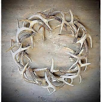 Antlerkrans i bondehusstil, Rustik, Resin