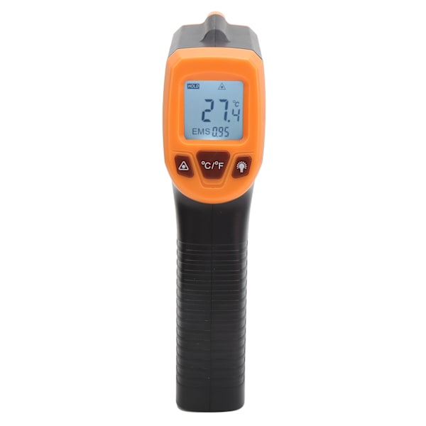 Temperaturmålingsgevær Infrarød med LCD-display Industrielt Termometer GM320SOrange