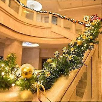 Julekrans, LED-lys, kunstig tredekorasjon