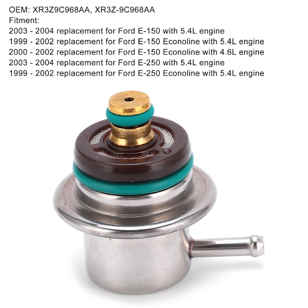 Bensintrykksregulator for bil XR3Z9C968AA Erstatning for Ford E‑150 2003‑2004