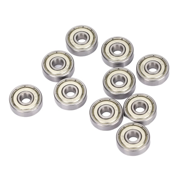 10 stk. Dyb Rillkuglelejer Dobbelt Afskærmet Stål Hardware 626Z 6mm ID 19mm OD 6mm T