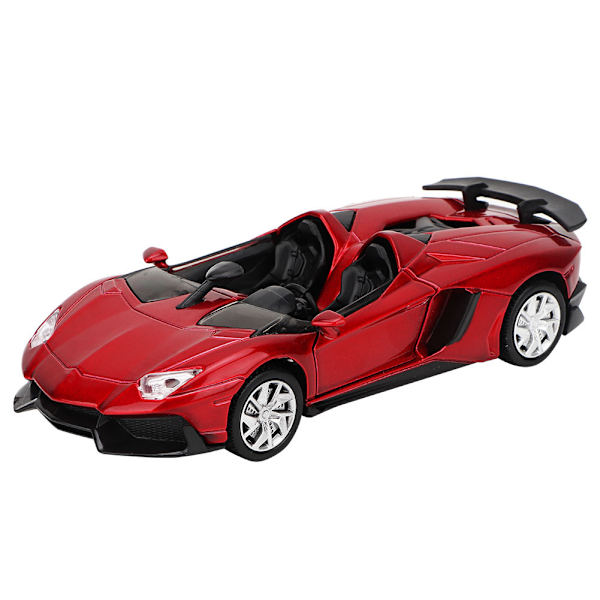 Portabel 1:32 VB32303 Lamborghini Evanta Bilmodell Leksak för Barn över 3 år Röd