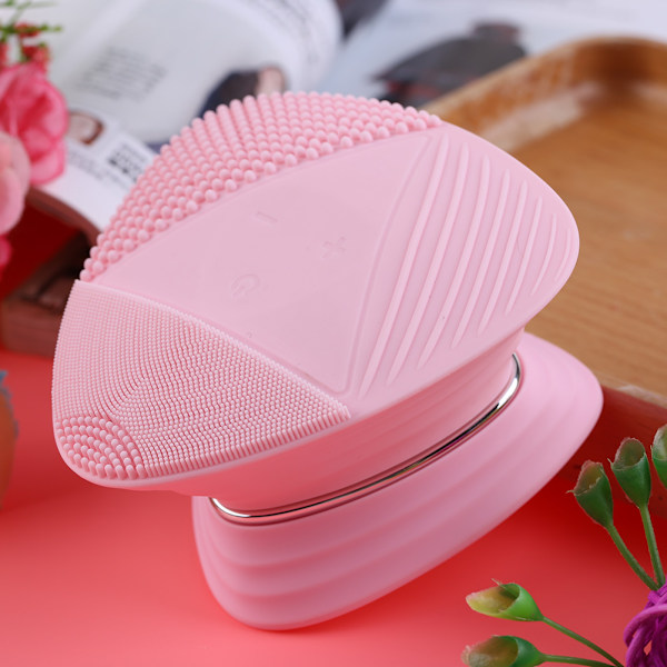 Trådlös Silikon Ansiktsapparat Ansiktsrengöring Exfolierande Ansiktsmassager 01#