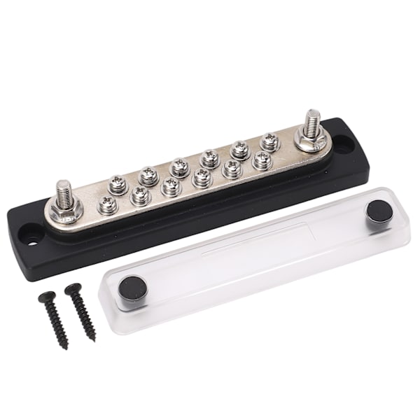12-punkts strømfordelingsblok 2 x M6 terminalstuds terminalbusbar til RV Marine