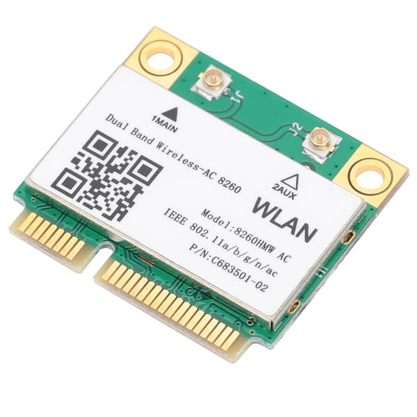 802.11ac Trådløst netværkskort til PC, Dual Band 2,4 GHz 5 GHz højhastighedsdataoverførsel med Mini PCI-E-interface, Bluetooth 4.1 og Gigabit-understøttelse