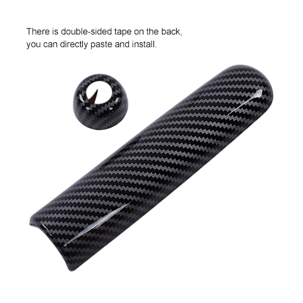 Håndbremsdeksel i karbonfiber-stil, erstatning for Cooper Hatchback F55 F56 F57 2014‑2021