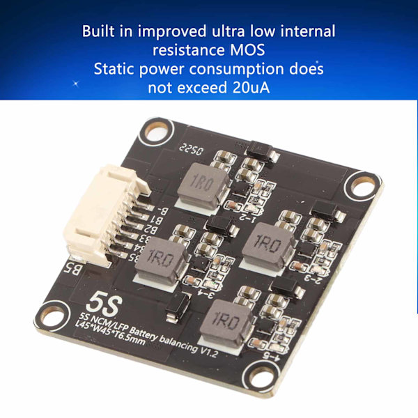 Lithium Batteri Aktiv Udligger Balancemodul Induktans Energi Overførselsplade 2.0V‑4.5V 1.2A5S