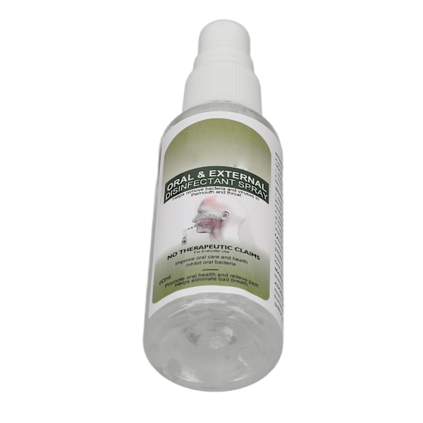 2 st Munspray 60ml Tandköttsreparation Lindrar Torr & Klåda i Munnen Minskar Dålig Andedräkt Munspray