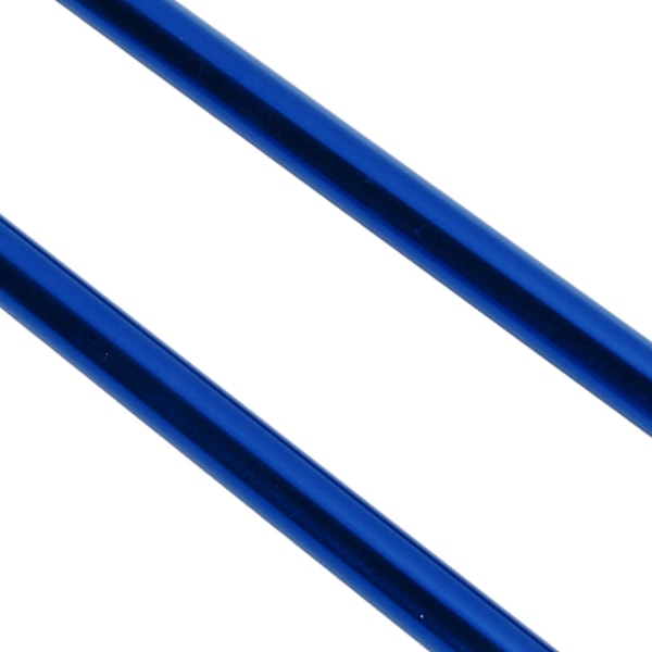 2 stk Bumper Lip Diffuser Stang 15cm Strækbar Rustfrit Stål Splitter Støtte Tie Pull Bar Blå