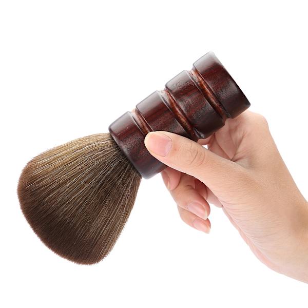Myk Hårbørste Halsstøvbørste Hårstyling Hårklipp Styling Skjæring Rengjøringsbørste Brun