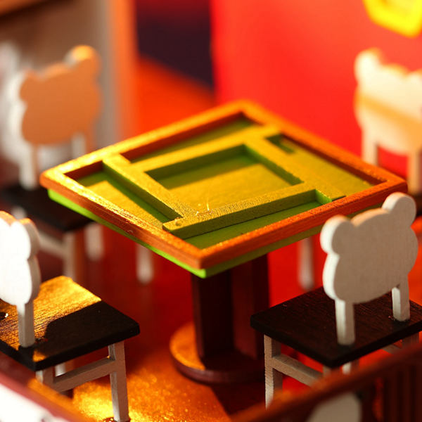Miniatyr Dukkehustmodeller Kit Miniatyr Dukkehust Møbler Tilbehør Leke Bursdagsgave