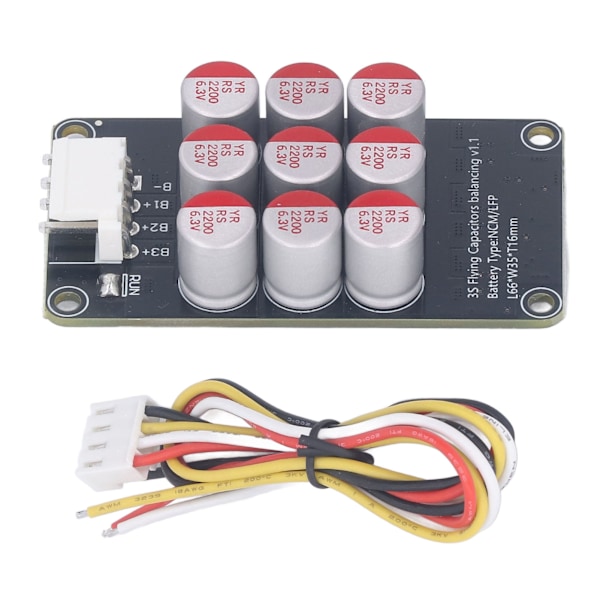 Batteri Aktiv Udligner 3S Balancer Li Ion Lithium Energi Overførselsplade Udligning Modul DC2.7‑4.2V 5A