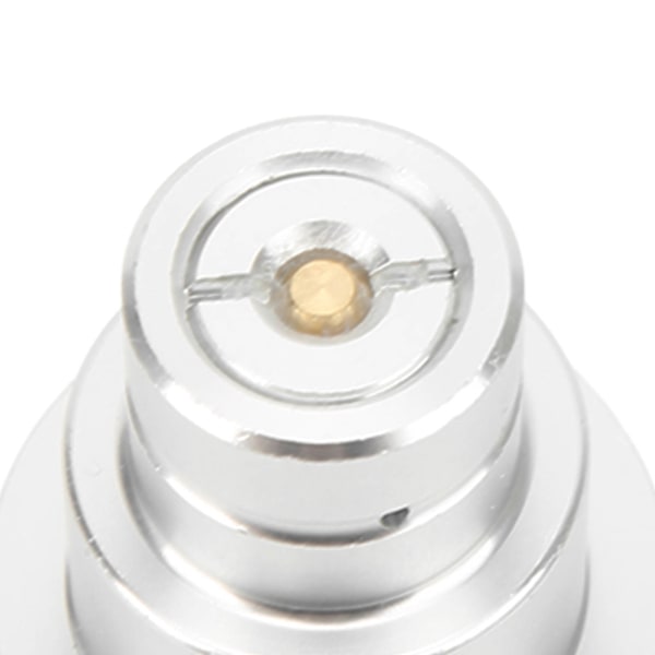 CO2-adapter i aluminiumlegering 0,3 tommer rask kobling slitesterk høy hardhet brusmaskintilkobling sølv