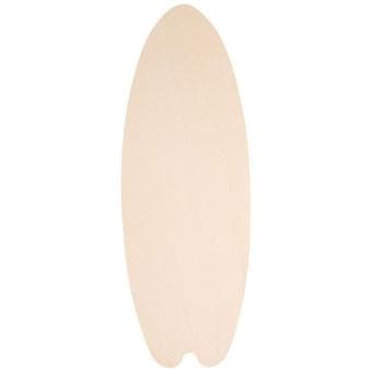 Trä Blank Surfbräda Vägg Hänge Surfbräda Form Vägg Hängande Bräda Obehandlad Surfbräda