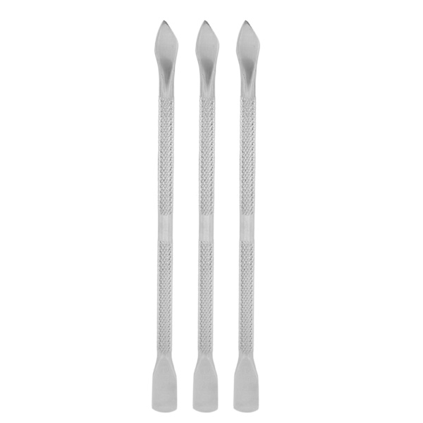 3-pack nagelbandspegel i rostfritt stål, nagelbands trimmer set, manikyrverktyg