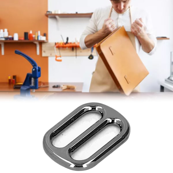 Justerbar Spænde Galvaniseringsproces DIY Matchende Fint Håndværk Bærbar Metalspænde Grå