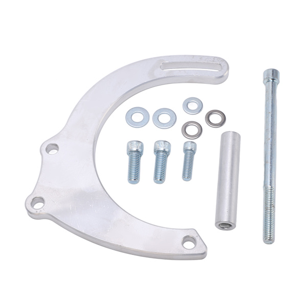Langt Vannpumpe Alternatorbrakettsett Passasjersiden CNC Aluminium Erstatning for Small Block Chevy
