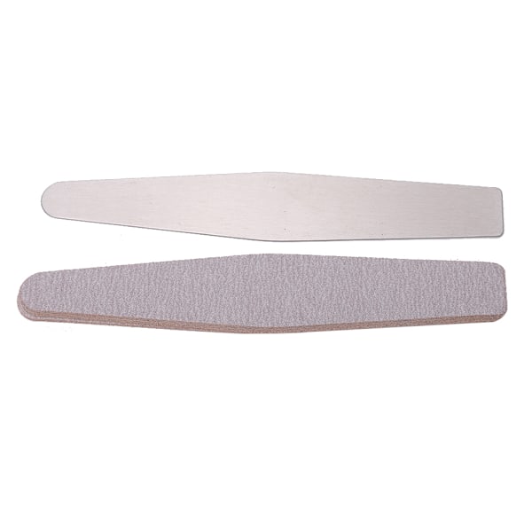 Utbytbara Nagelsandpapper Bar i Rostfritt Stål Slipband Nagelverktyg Polering Naglar Konstverktyg 2#