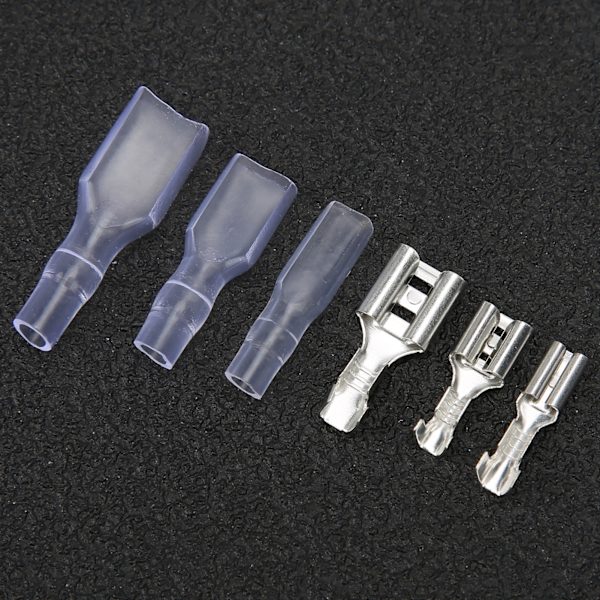 150 st 2,8/4,8/6,3 mm Isolerad Krympskopplingar Elektriska Trådkopplingar Sortimentssats