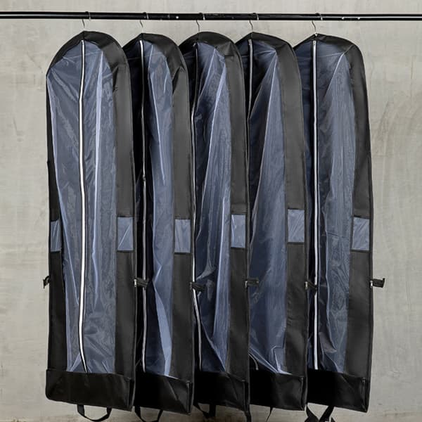 3 st bröllopsklänningsväskor - 150*58*12cm - svart, förlängd och förstorad förvaringsväska för bröllopsklänning