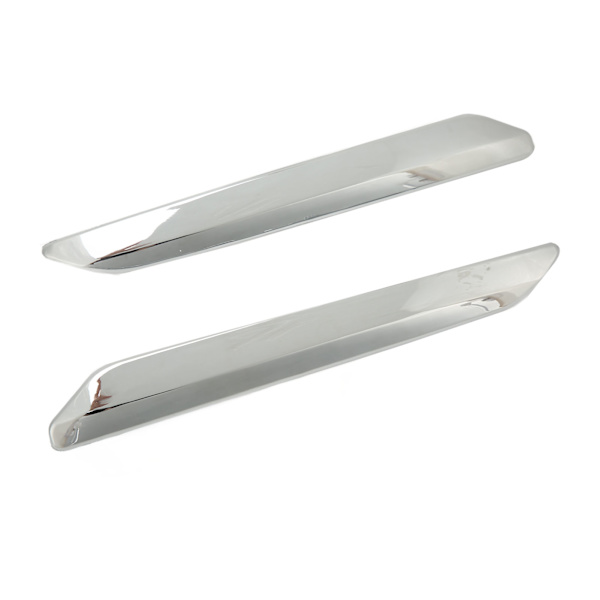 Front Bumper Trim For Citroen C5 X7 2007-2015, Bumper Cover Chrome Silver Anti Scratch Replacement With Strong Protective Function, Excellent