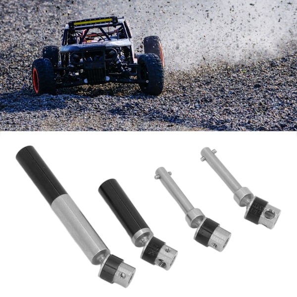 RC Center Drivaxel Rostfritt Stål RC Bil Drivaxel Uppgraderingsdelar för HOBBYPLUS 1/18 4WD CP18P Svart