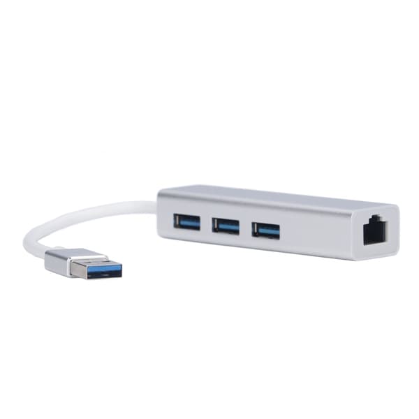 USB Hub med Gigabit Ethernet Port Kompakt Design Hurtig Dataoverførsel Netværksforbindelse Energieffektiv Superspeed Data Support Til Windows Macbook