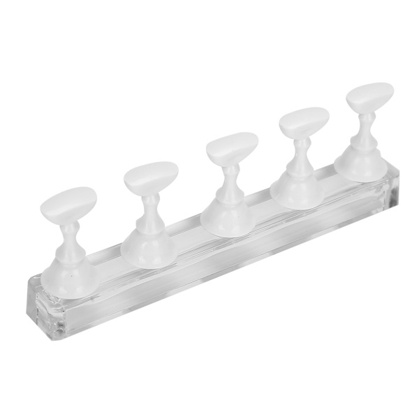 Magnetisk Nageltips-Stativ för Övning, Falska Naglar, Polish, Gel, Displayhållare, Bas, Manikyrverktyg